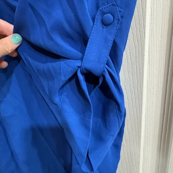 Women's Blue Blouse - Picture 4 of 4